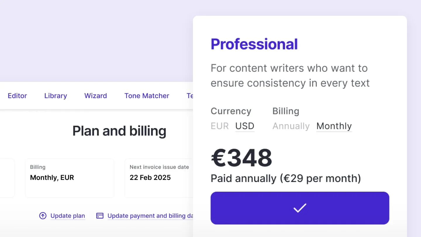 A screenshot of the Writitude interface showing the feature: Receive free consulting